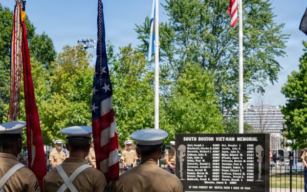 Sail 250 Boston Wreath Laying Ceremony