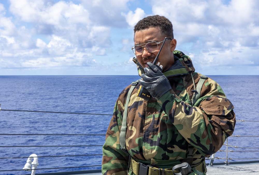 USS John Paul Jones (DDG 53) conducts routine operations while deployed