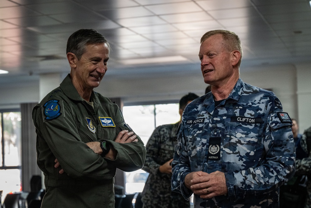 General Schneider attends Southern Cross 26 Press Conference