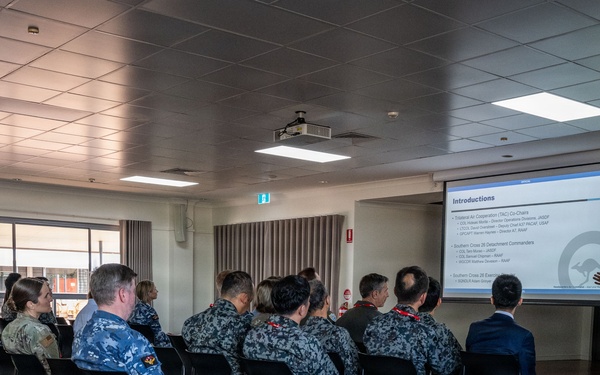 General Schneider attends Southern Cross 26 Press Conference