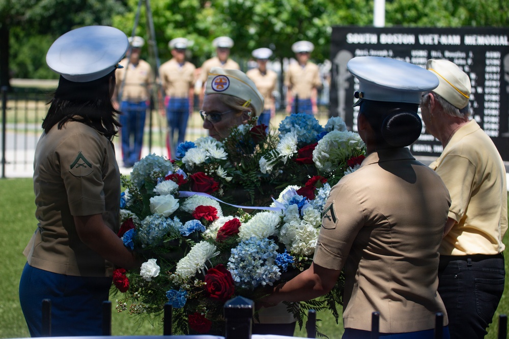 Sail 250 Boston Wreath Laying Ceremony