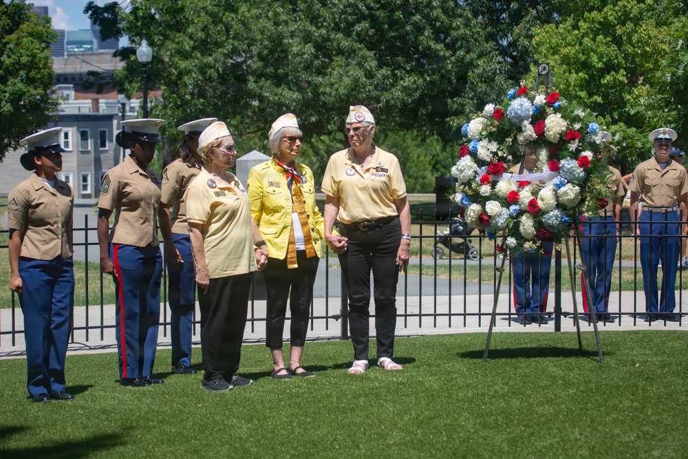 Sail 250 Boston Wreath Laying Ceremony