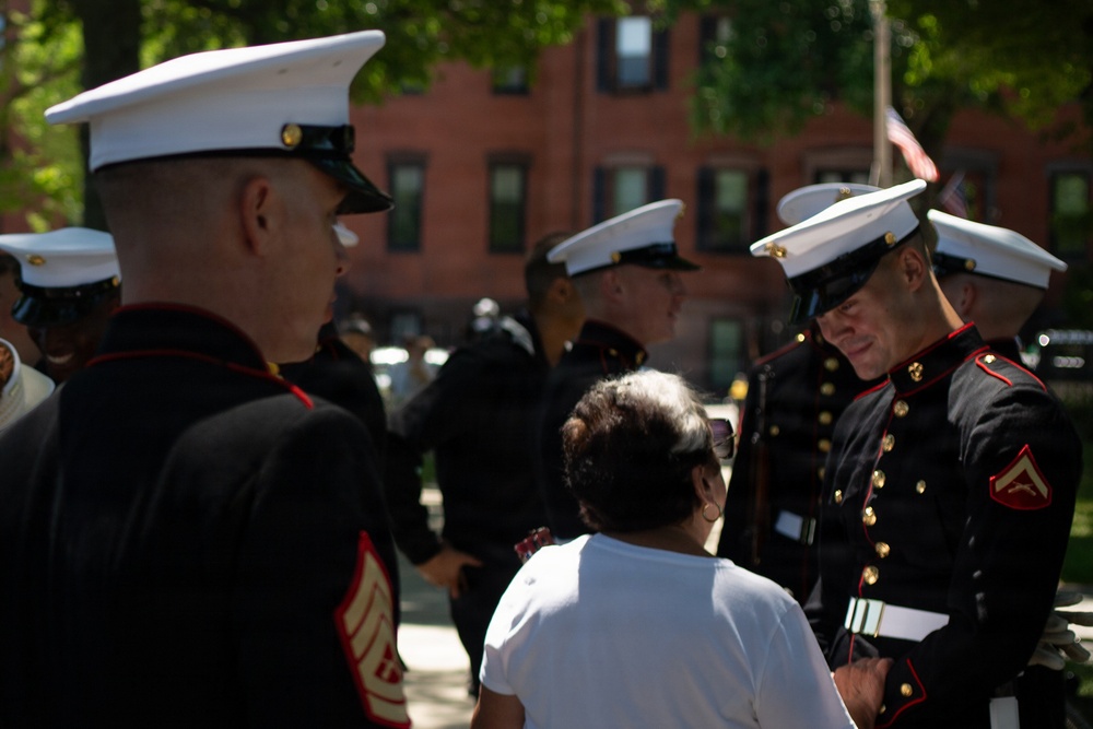 Sail 250 Boston Wreath Laying Ceremony