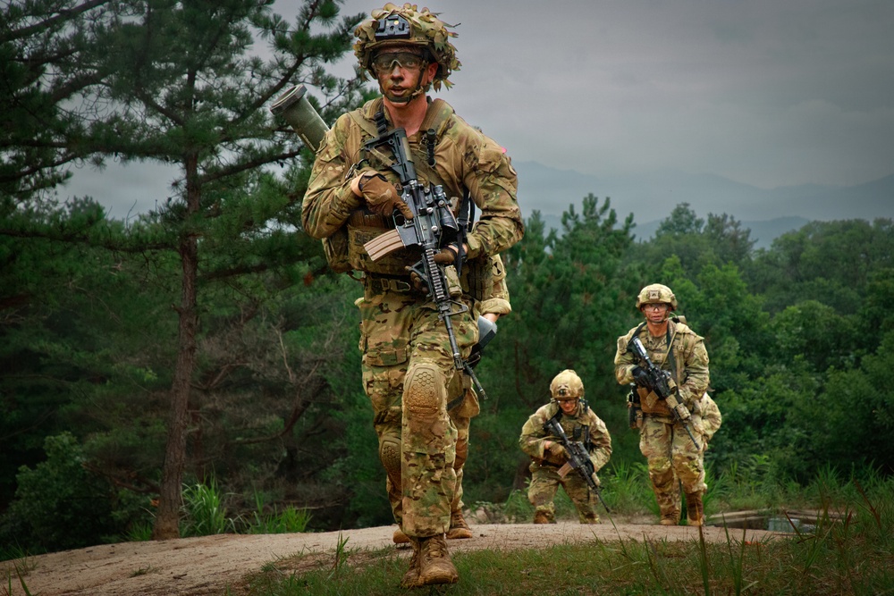 4th Battalion, 23rd Infantry Regiment Platoon Live Fire