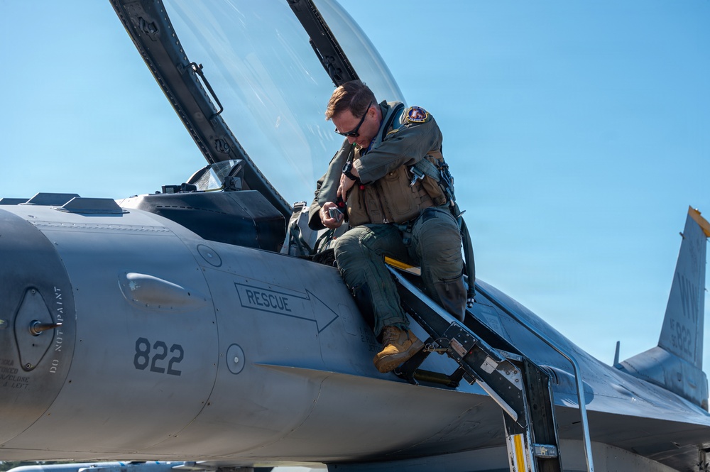 35th Fighter Wing Commander Completes Fini Flight