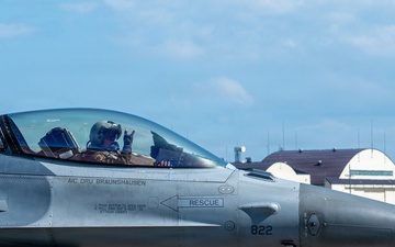 35th Fighter Wing Commander Completes Fini Flight