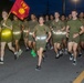 III Marine Expeditionary Force Information Group Marines participate in motivational run