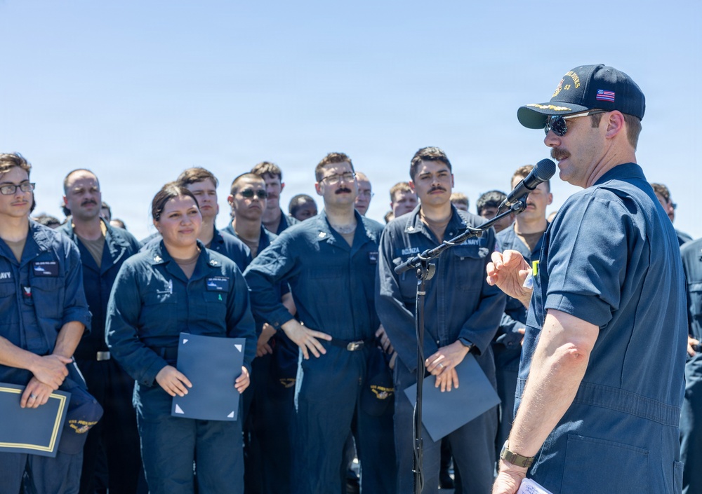 USS John Paul Jones (DDG 53) conducts routine operations while deployed