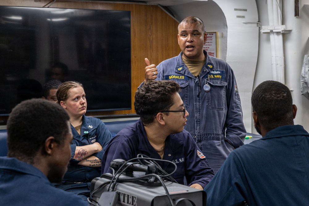 USS John Paul Jones (DDG 53) conducts routine operations while deployed