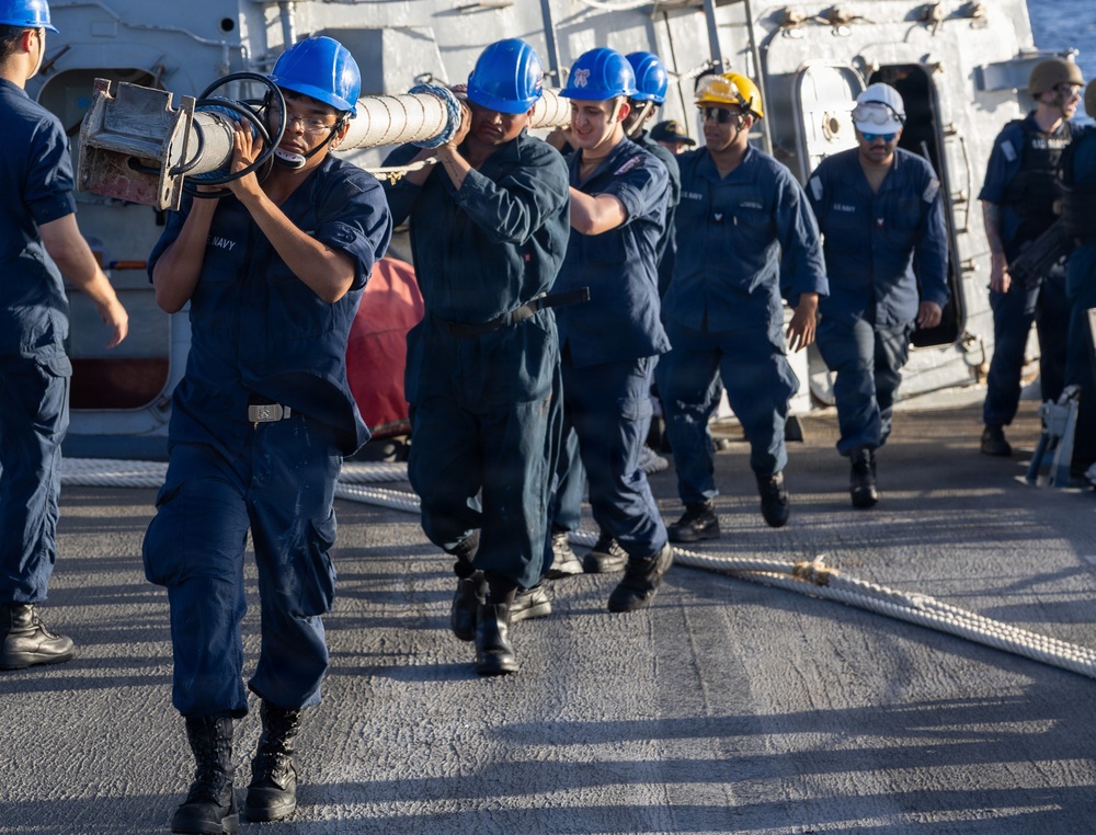 USS John Paul Jones (DDG 53) conduct Sea and Anchor Detail