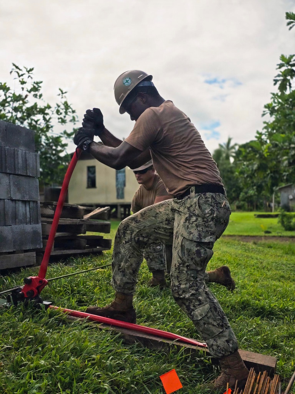 U.S. Navy Seabees build 2-room schoolhouse in Nabua Village, Fiji as part of Pacific Partnership 2026