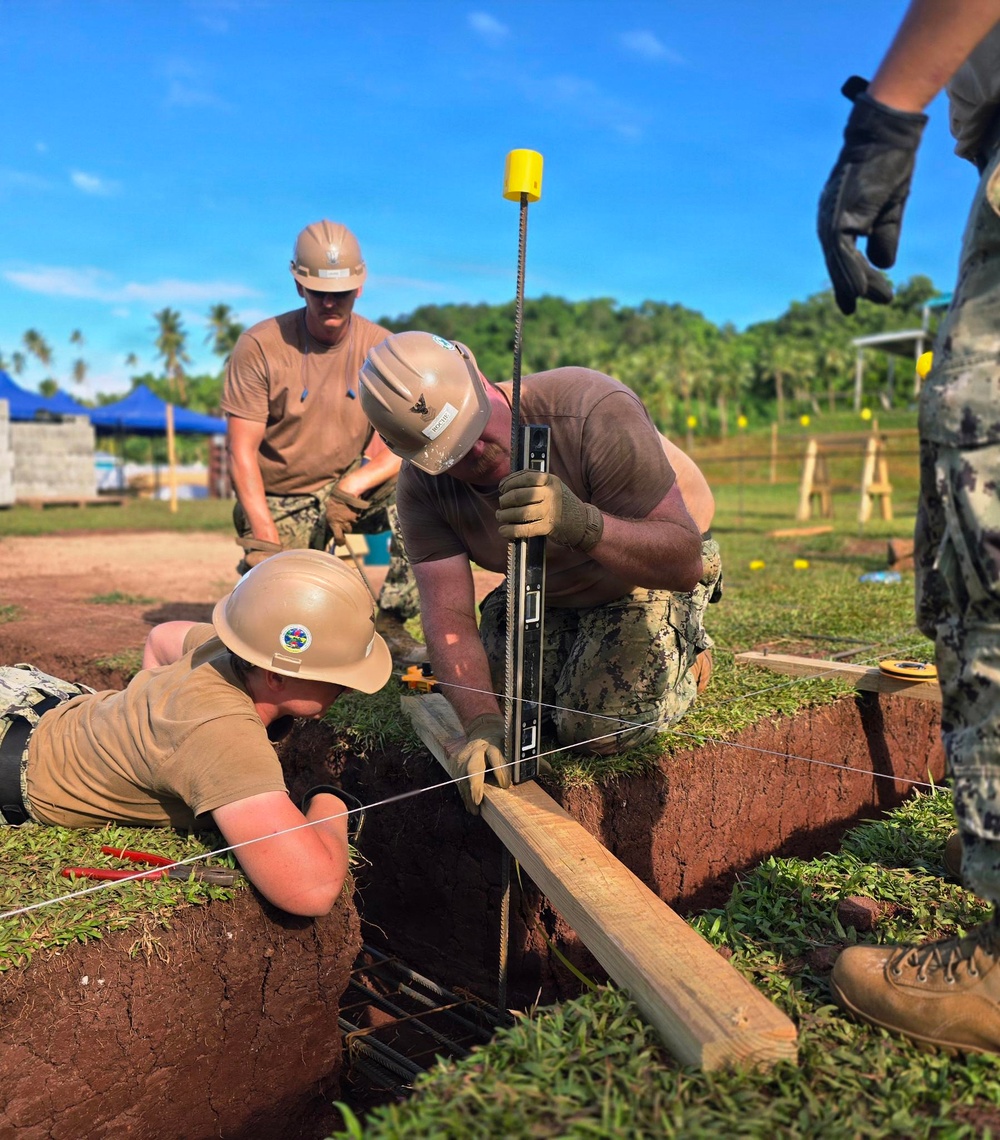 U.S. Navy Seabees build 2-room schoolhouse in Nabua Village, Fiji as part of Pacific Partnership 2026