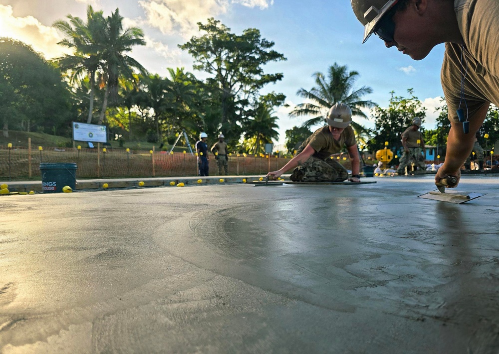 U.S. Navy Seabees build 2-room schoolhouse in Nabua Village, Fiji as part of Pacific Partnership 2026