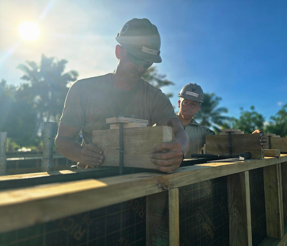 U.S. Navy Seabees build 2-room schoolhouse in Nabua Village, Fiji as part of Pacific Partnership 2026