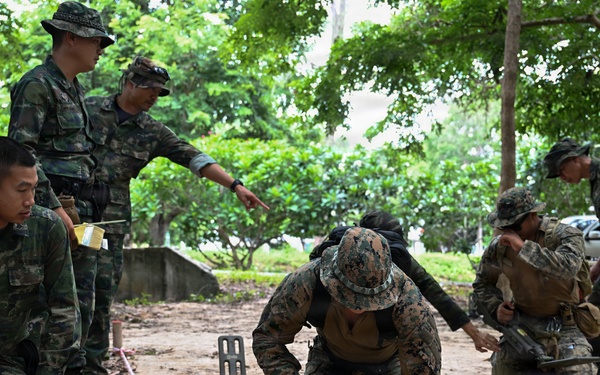 Marines Conduct Mine Detection Training