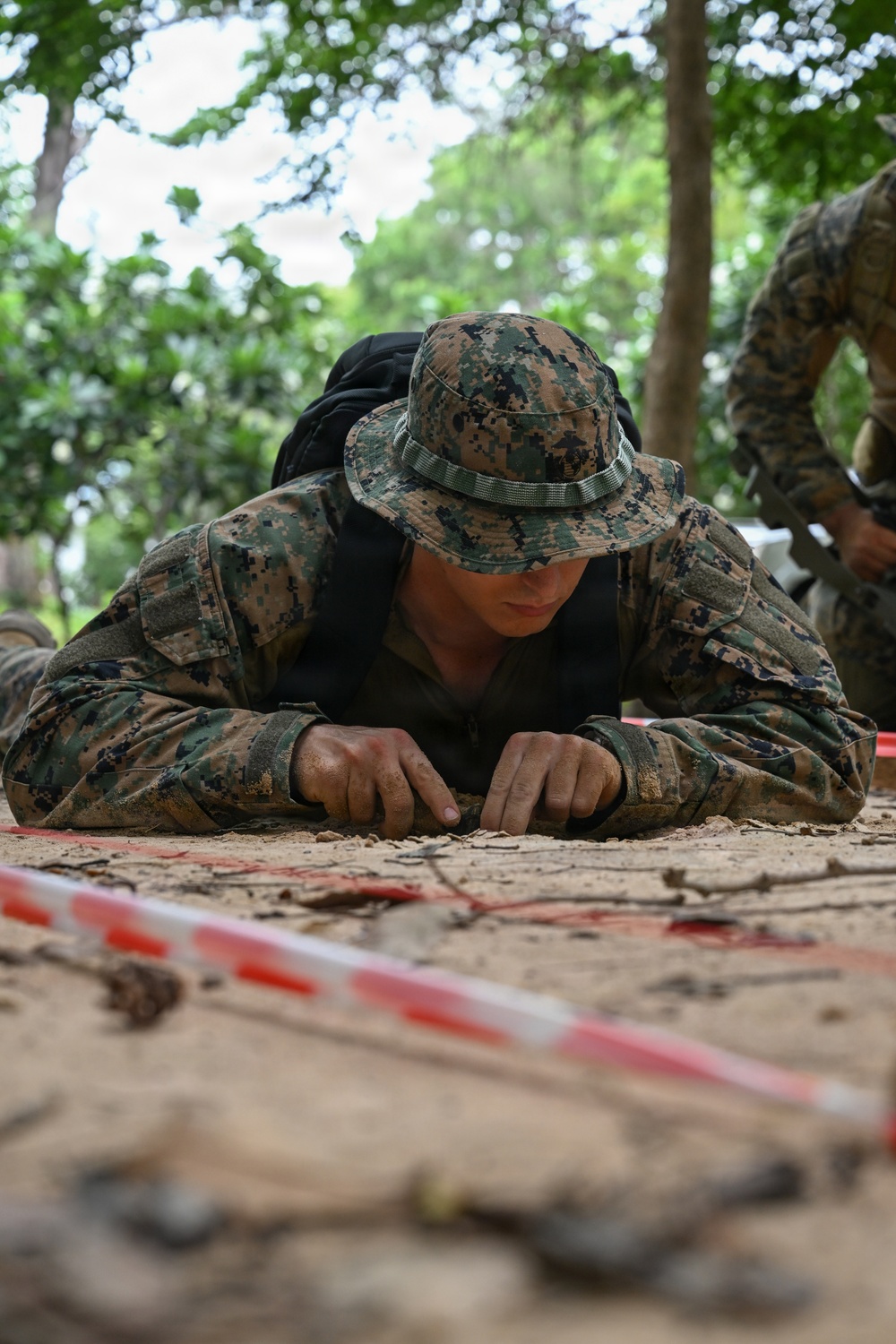 Marines Conduct Mine Detection Training