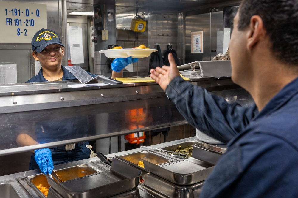 USS John Paul Jones (DDG 53) conducts routine operations while deployed
