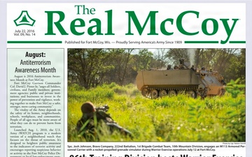 This Month in Fort McCoy History -- July