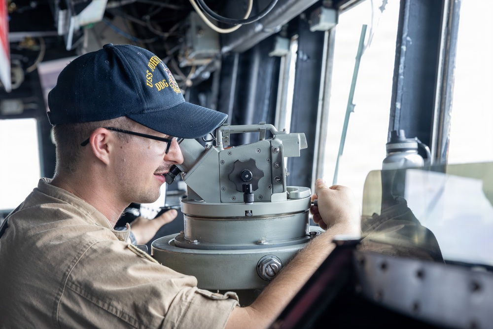 USS John Paul Jones (DDG 53) conducts routine operations while deployed