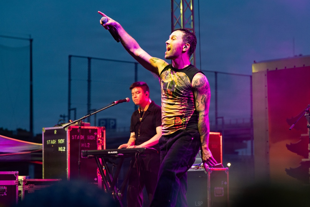 Multiplatinum Warner recording artist MAX performs during Independence Day celebration