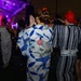 Sasebo community members watch a performance during Independence Day celebration