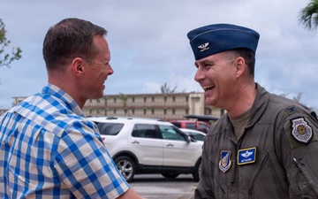 Assistant Secretary of War Tim Dill tours Andersen AFB