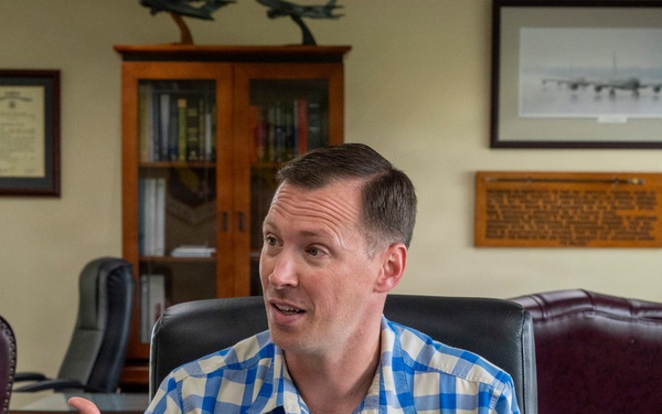 Assistant Secretary of War Tim Dill tours Andersen AFB