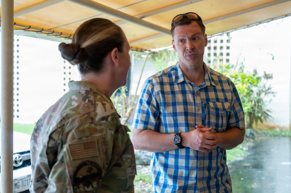 Assistant Secretary of War Tim Dill tours Andersen AFB