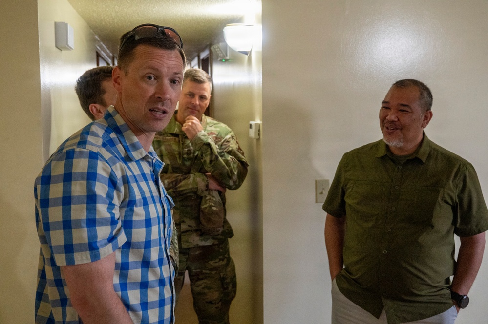 Assistant Secretary of War Tim Dill tours Andersen AFB