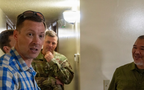 Assistant Secretary of War Tim Dill tours Andersen AFB