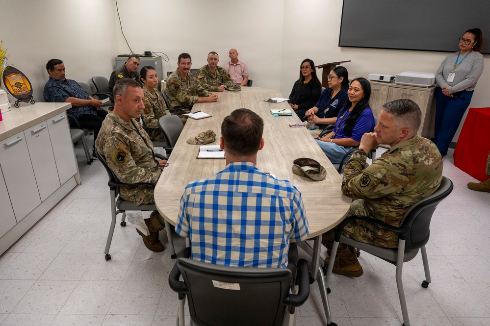 Assistant Secretary of War Tim Dill tours Andersen AFB
