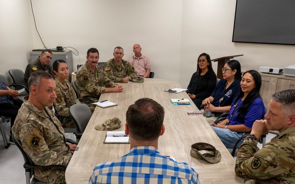Assistant Secretary of War Tim Dill tours Andersen AFB