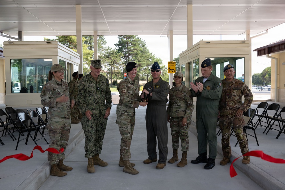 31 FW unveils new installation entry control point