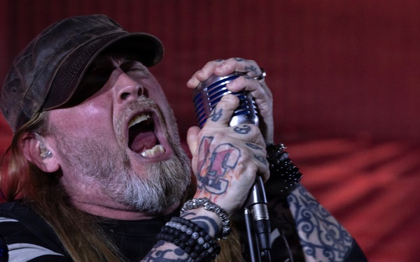 KFOR RC-E hosts Drowning Pool concert at Camp Bondsteel
