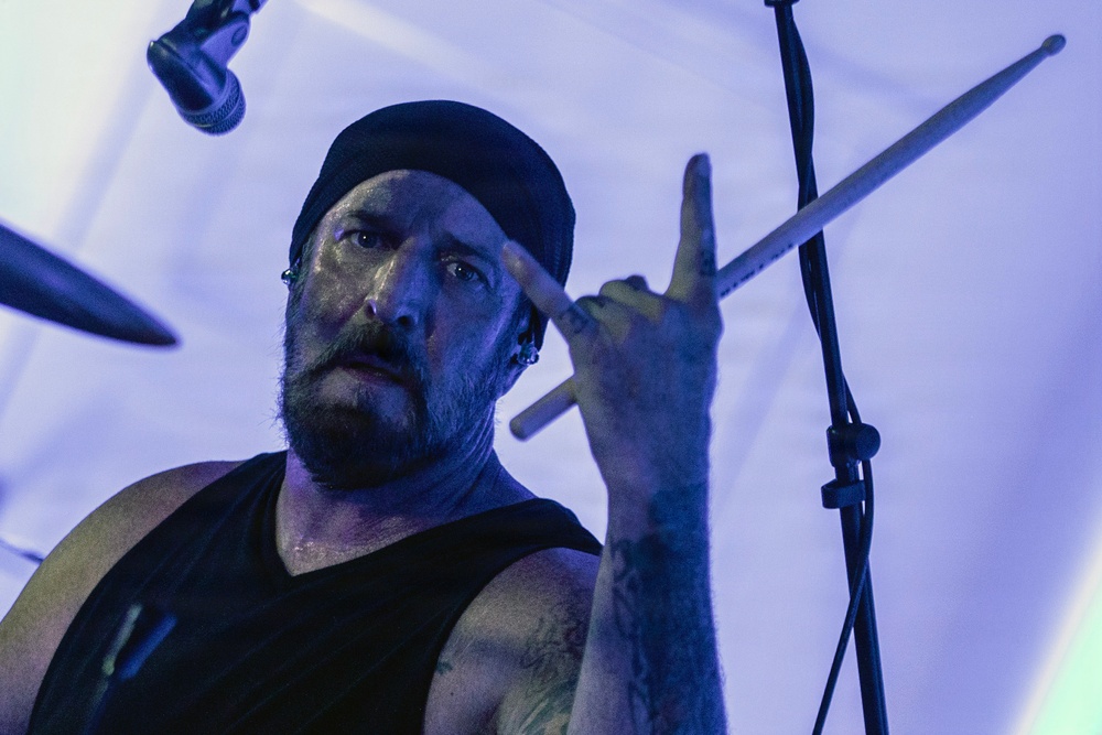 KFOR RC-E hosts Drowning Pool concert at Camp Bondsteel