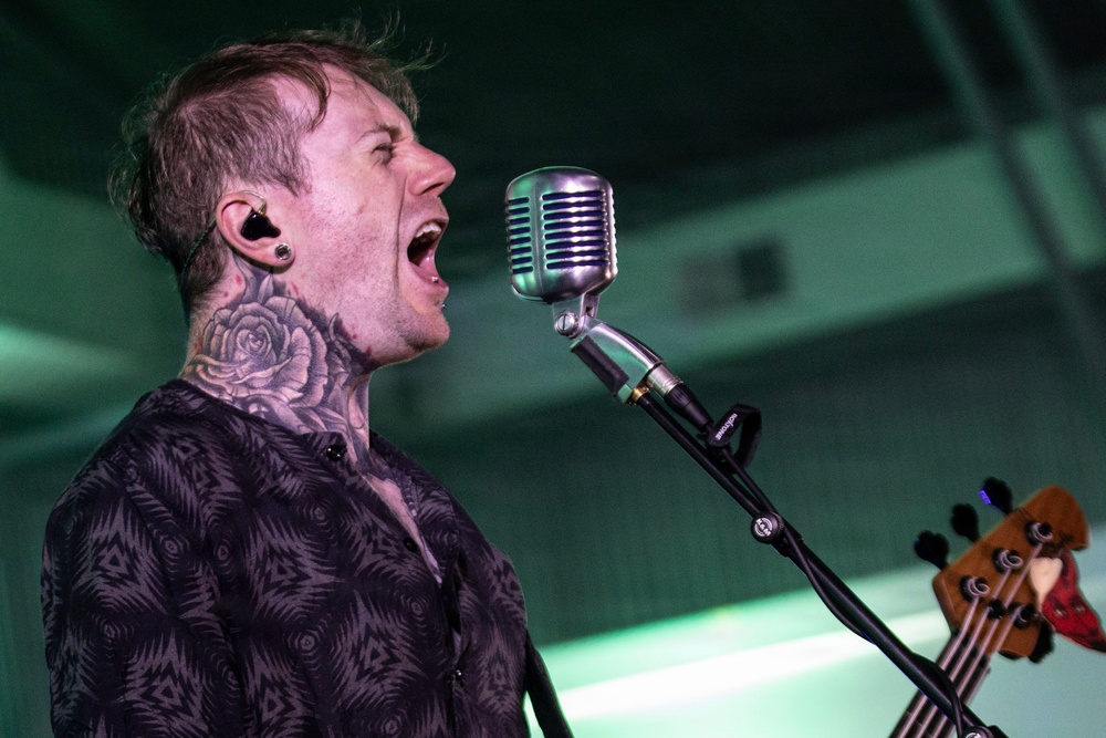 KFOR RC-E hosts Drowning Pool concert at Camp Bondsteel