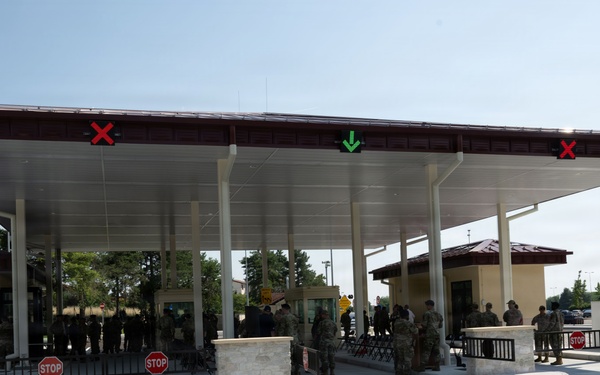 31 FW unveils new installation entry control point