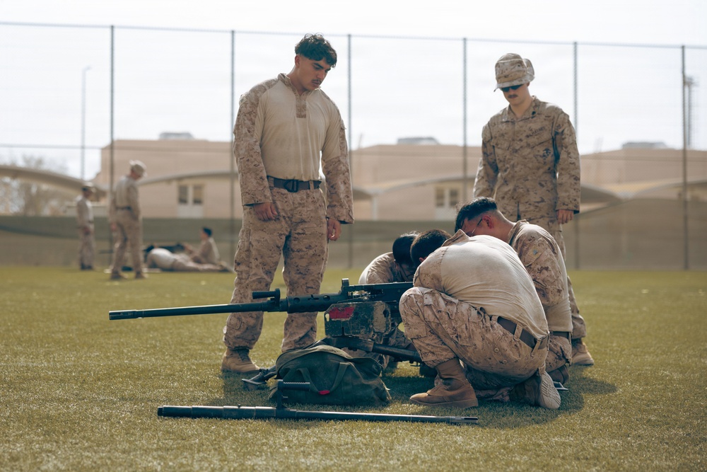 U.S. Marines participate in a Weapons Instructor Course