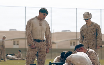 U.S. Marines participate in a Weapons Instructor Course