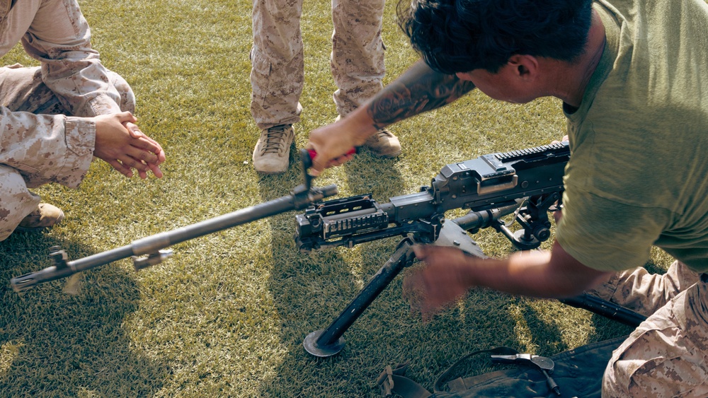 U.S. Marines participate in a Weapons Instructor Course