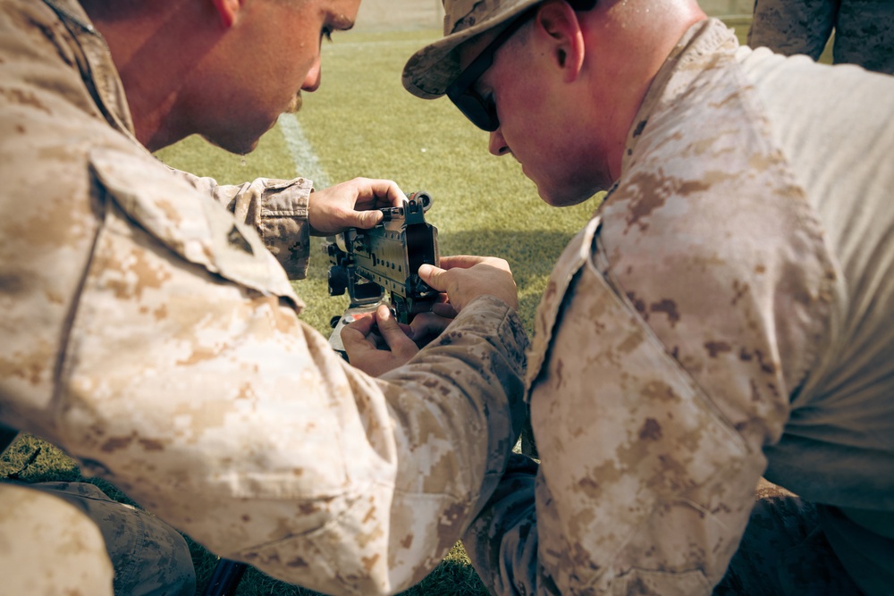 U.S. Marines participate in a Weapons Instructor Course