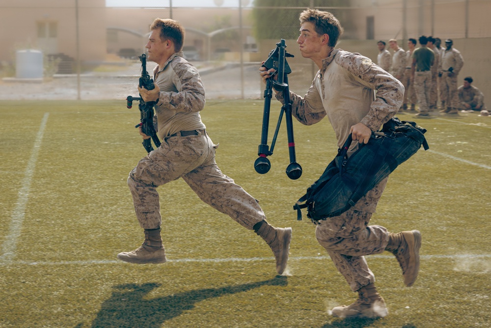 U.S. Marines participate in a Weapons Instructor Course
