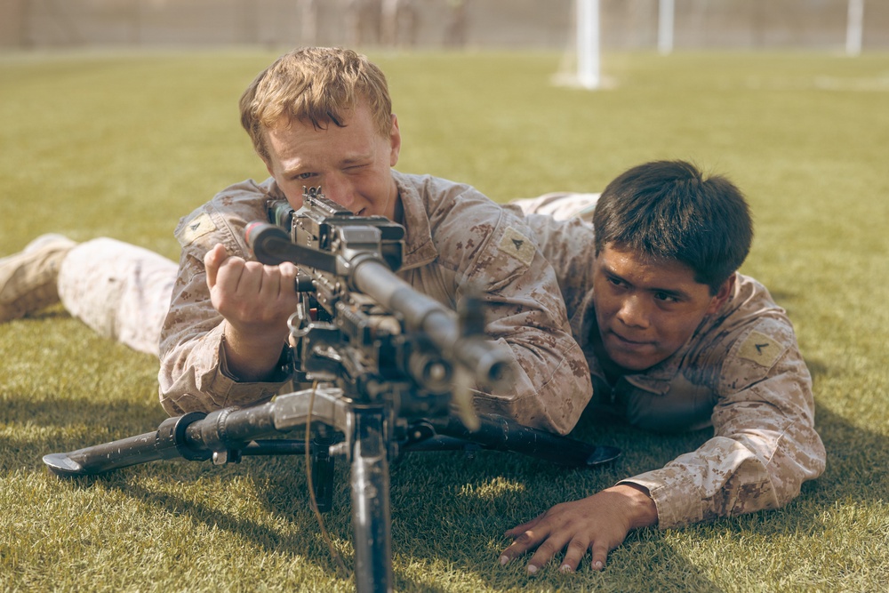 U.S. Marines participate in a Weapons Instructor Course