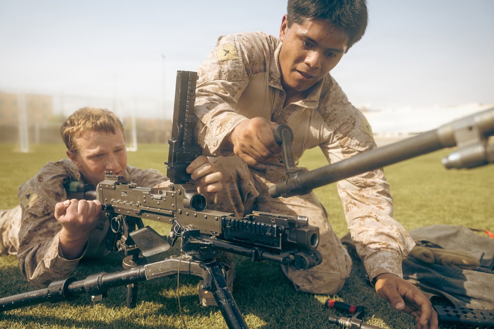 U.S. Marines participate in a Weapons Instructor Course
