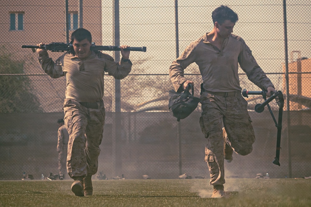 U.S. Marines participate in a Weapons Instructor Course