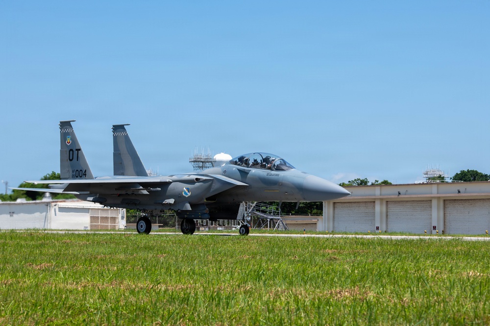 F-15EX and F-15E air power soars at Kadena