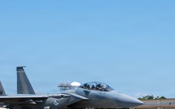 F-15EX and F-15E air power soars at Kadena