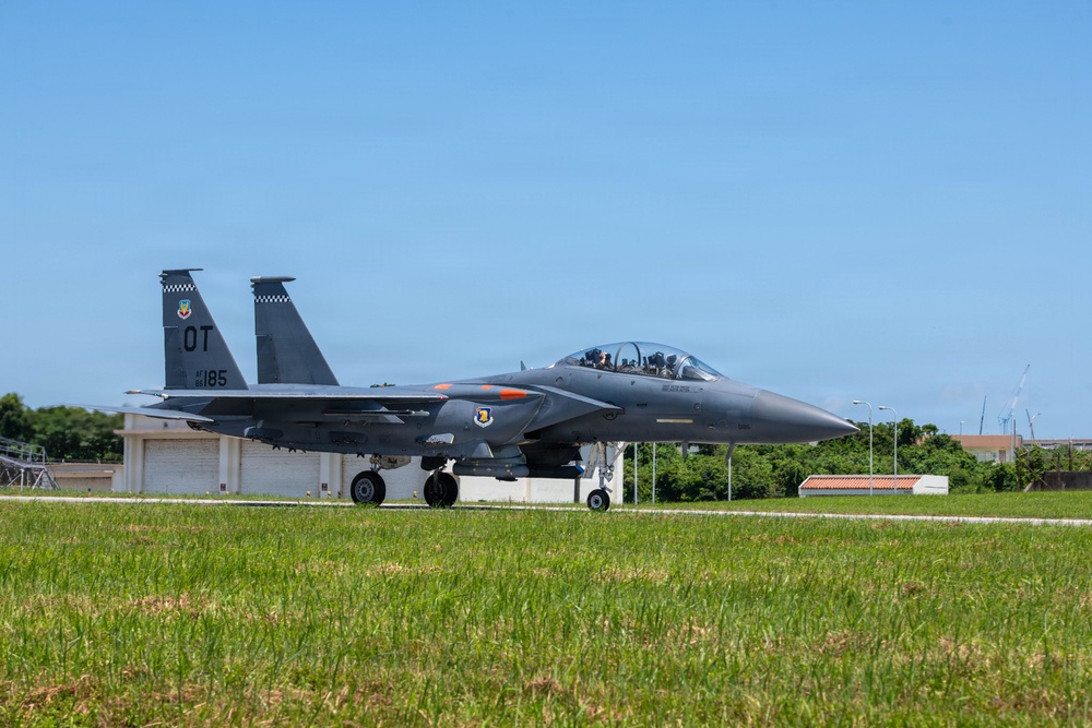 F-15EX and F-15E air power soars at Kadena