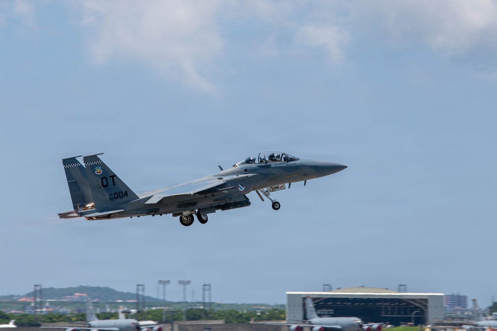 F-15EX and F-15E air power soars at Kadena