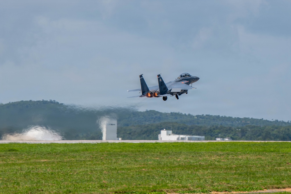 F-15EX and F-15E air power soars at Kadena